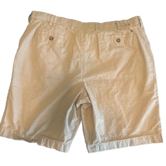 Men’s Tommy Hilfiger Tan Flat Front Chino Shorts 10” Size 38 - Picture 8 of 9